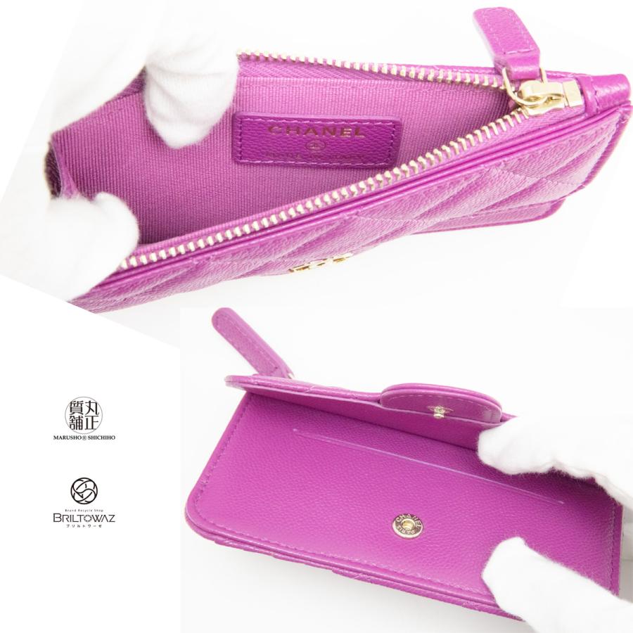 CHANEL (直営買付)シャネル 23AW クラシック ジップカードケース CHANEL (直営買付)シャネル 23AW クラシック ジップカードケース