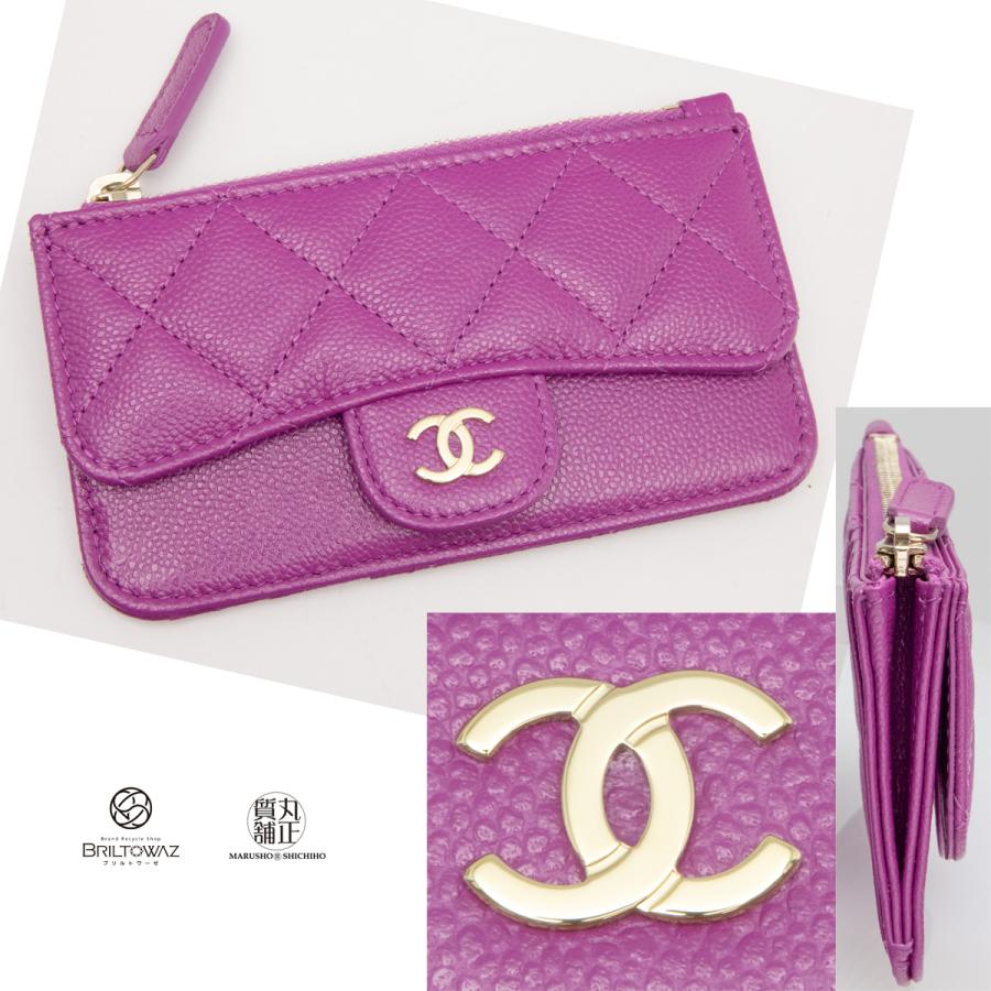 CHANEL (直営買付)シャネル 23AW クラシック ジップカードケース CHANEL (直営買付)シャネル 23AW クラシック ジップカードケース