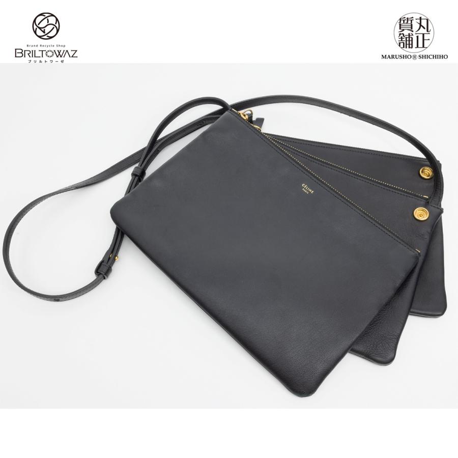 CELINE セリーヌ ショルダーバッグ トリオ ラージ 3連 CELINE セリーヌ ショルダーバッグ トリオ ラージ 3連