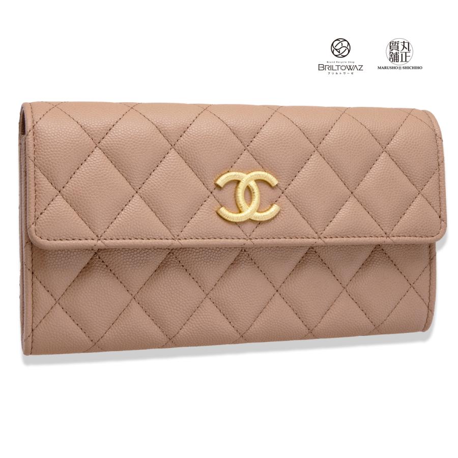 CHANEL（シャネル） 23B ロングフラップウォレット AP3517 キャビア