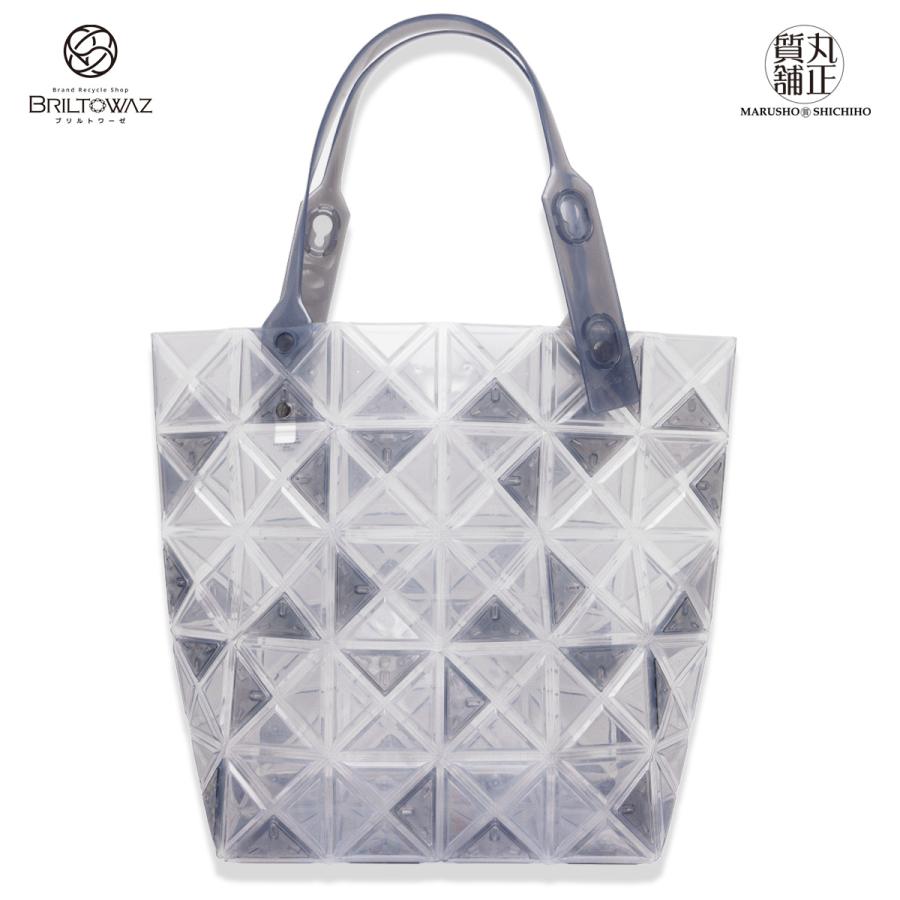 BAOBAO ISSEY MIYAKE DAZZLE クリアトート 2022春夏 手提げ グレー ポリプロピレン  BB22-AG853-12 バオバオイッセイミヤケ（M211816）｜y-marusho78｜03