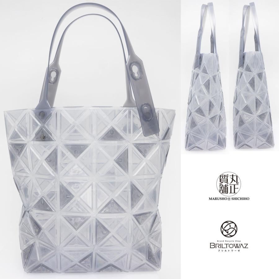 BAOBAO ISSEY MIYAKE DAZZLE クリアトート 2022春夏 手提げ グレー ポリプロピレン  BB22-AG853-12 バオバオイッセイミヤケ（M211816）｜y-marusho78｜05