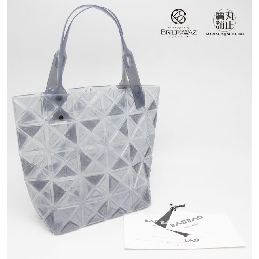 BAOBAO ISSEY MIYAKE DAZZLE クリアトート 2022春夏 手提げ グレー ポリプロピレン  BB22-AG853-12 バオバオイッセイミヤケ（M211816）｜y-marusho78｜08