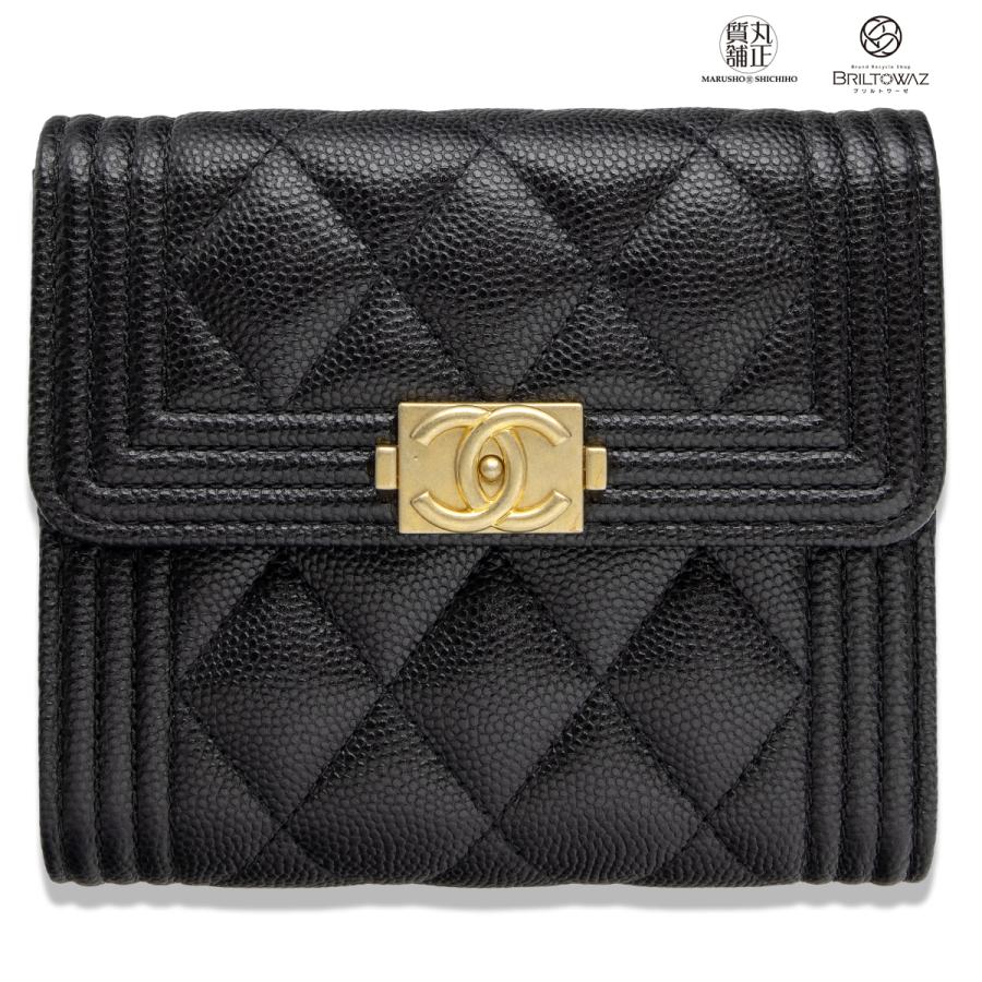 CHANEL シャネル BOY スモールフラップウォレット A80734 CHANEL シャネル BOY スモールフラップウォレット A80734