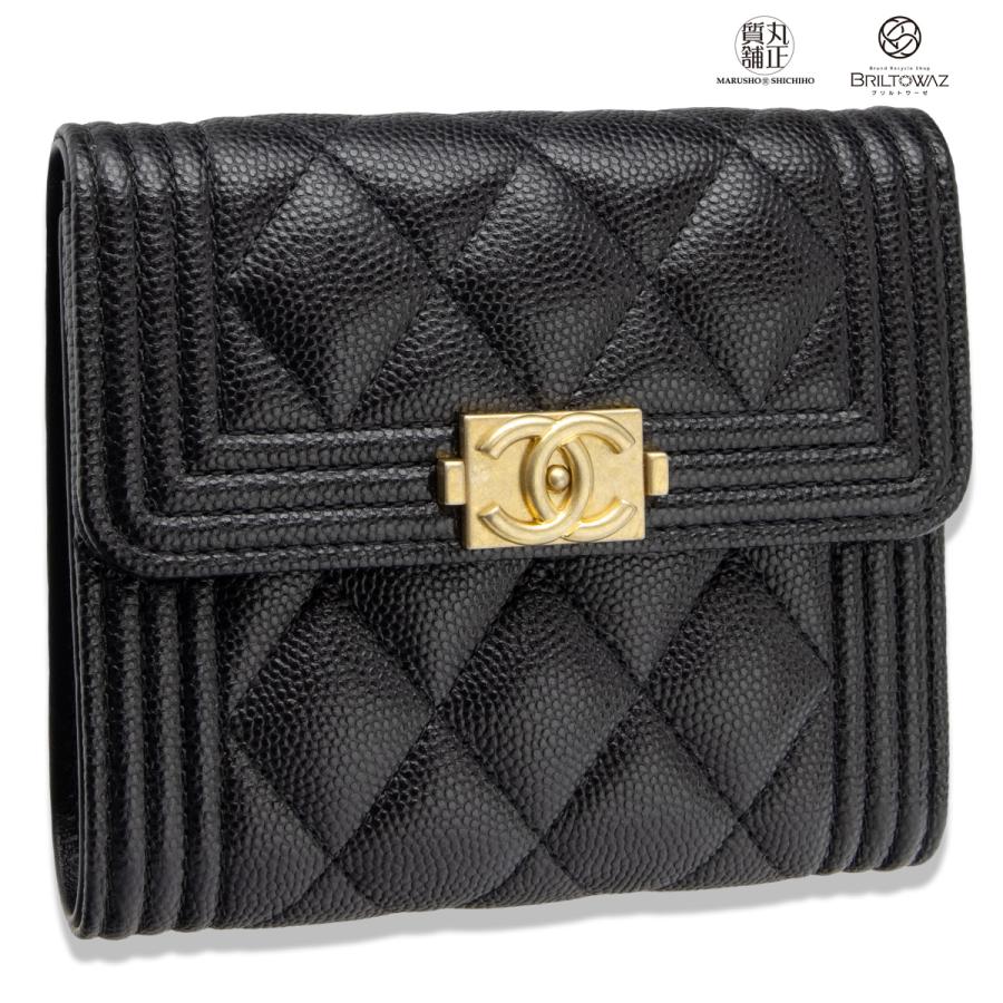 CHANEL シャネル BOY スモールフラップウォレット A80734 CHANEL シャネル BOY スモールフラップウォレット A80734