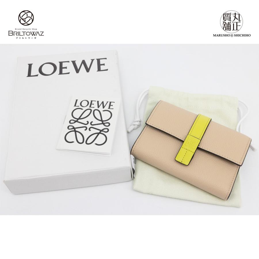 LOEWE ロエベ バーティカルウォレット スモール 三つ折り ヌード LOEWE ロエベ バーティカルウォレット スモール 三つ折り ヌード