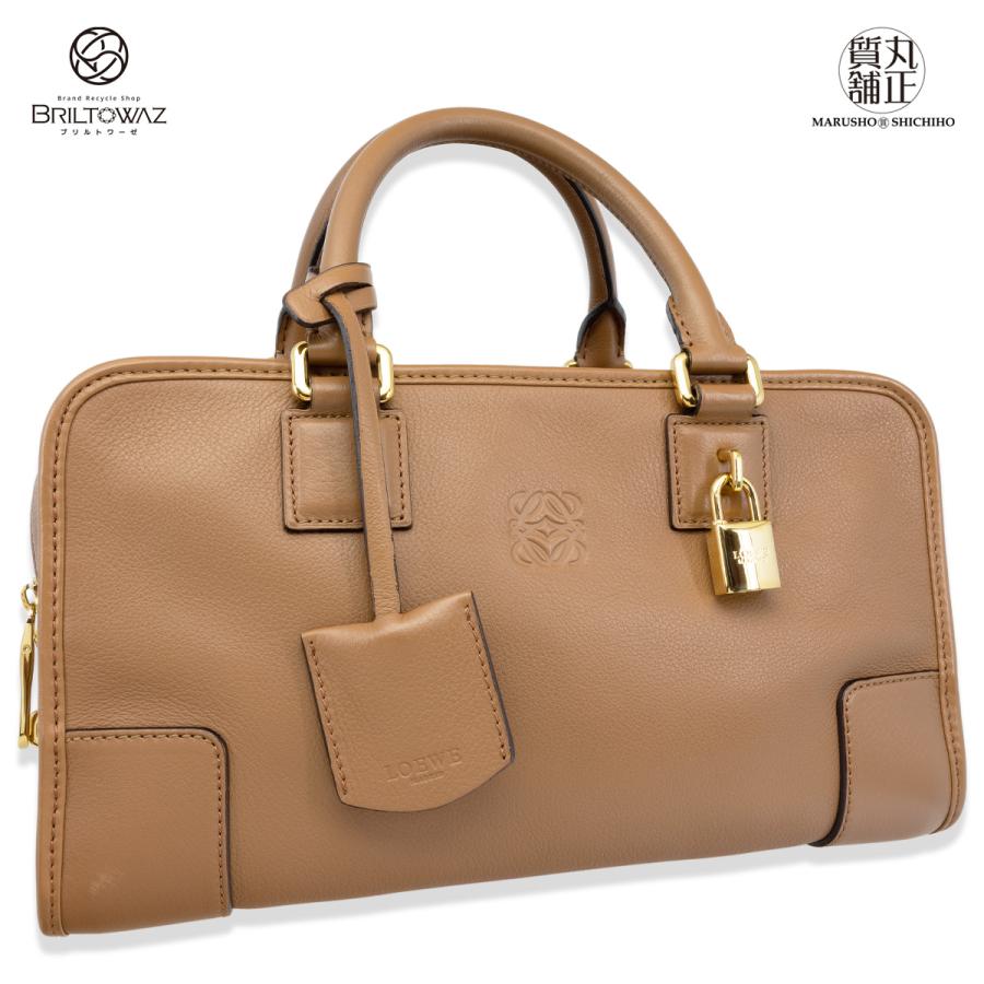 Amazona(LOEWE) ロエベ アマソナ28 ハンドバッグ キャメル Amazona(LOEWE) ロエベ アマソナ28 ハンドバッグ キャメル