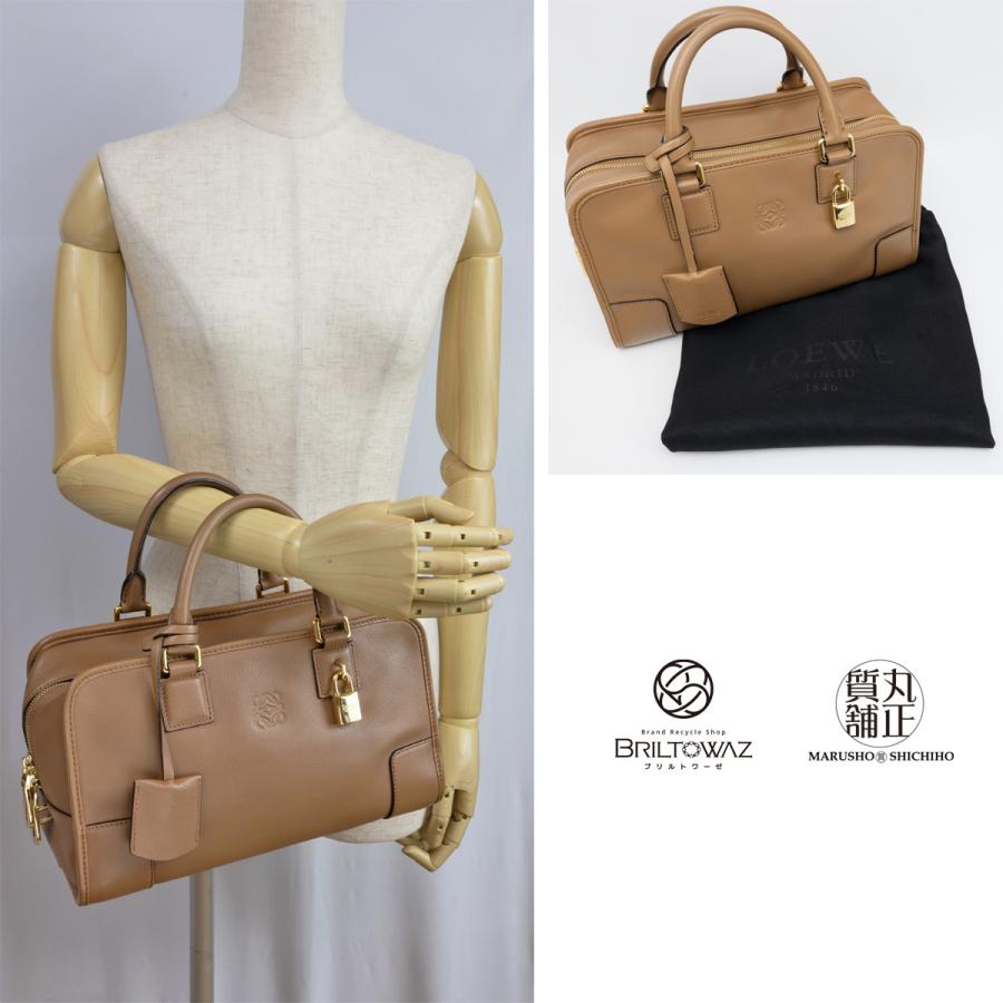 Amazona(LOEWE) ロエベ アマソナ28 ハンドバッグ キャメル Amazona(LOEWE) ロエベ アマソナ28 ハンドバッグ キャメル
