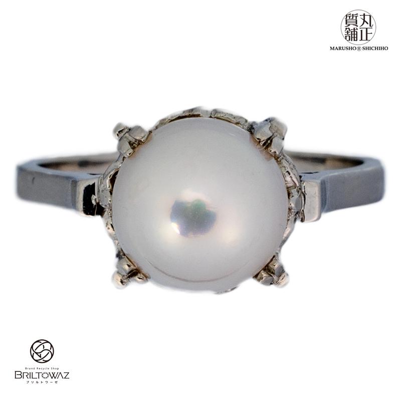 TASAKI 田崎真珠 Pt900 アコヤパール 指輪 リング 8,5mm玉 TASAKI 田崎真珠 Pt900 アコヤパール 指輪 リング 8,5mm玉