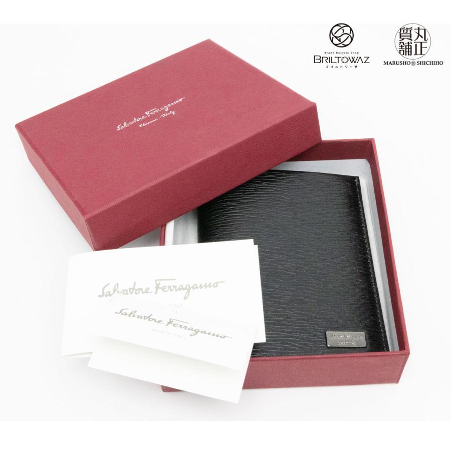 FERRAGAMO フェラガモ 二つ折り IDケース付き 縦型 札入れ 財布 FERRAGAMO フェラガモ 二つ折り IDケース付き 縦型 札入れ 財布