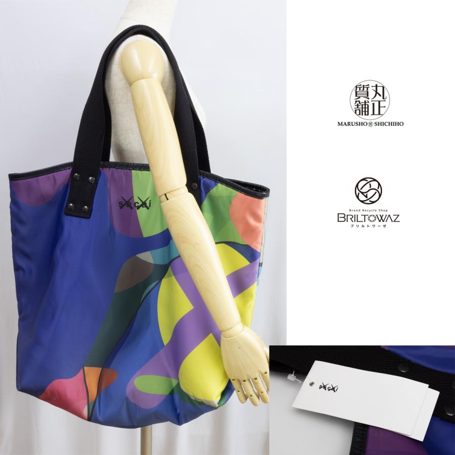 sacai (SALE)sacai×KAWS トート ラージ 2021AW コラボ 限定 21 sacai (SALE)sacai×KAWS トート ラージ 2021AW コラボ 限定 21