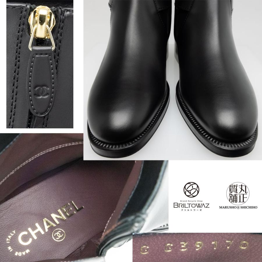 CHANEL シャネル チェーン アンクルブーツ 2022秋冬 ショート CHANEL シャネル チェーン アンクルブーツ 2022秋冬 ショート