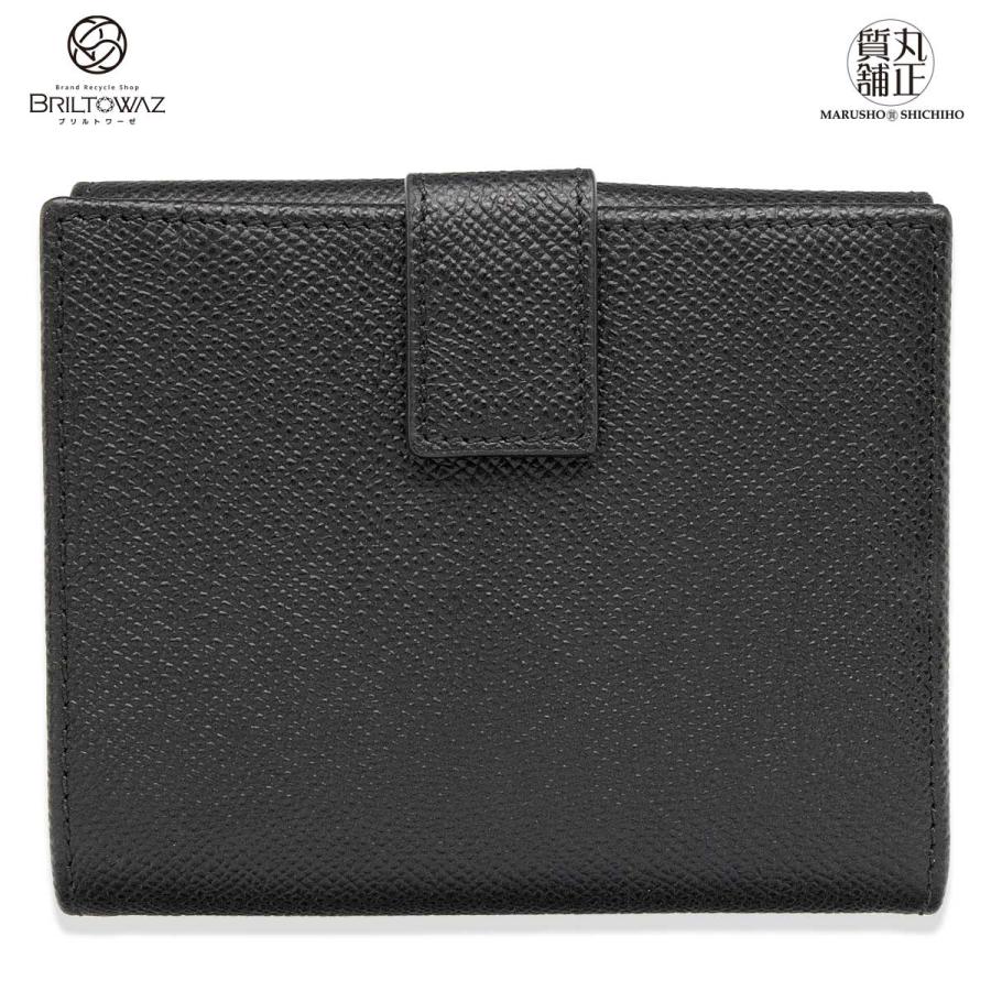 FERRAGAMO 【Sale】フェラガモ ガンチーニ 二つ折り財布 黒 FERRAGAMO 【Sale】フェラガモ ガンチーニ 二つ折り財布 黒