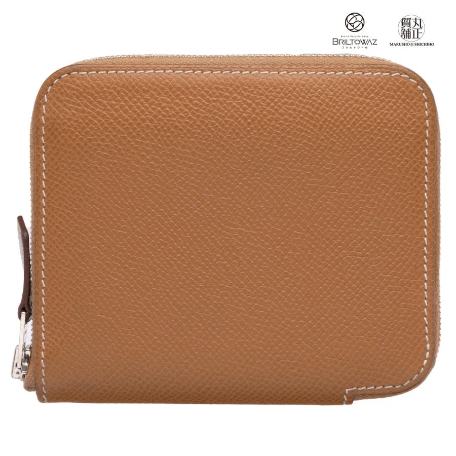 超美品★エルメス アザップ シルクイン コンパクト エプソン Z刻印 正規品 楽天市場】エルメス アザップ シルクイン コンパクト クロ×オレンジ