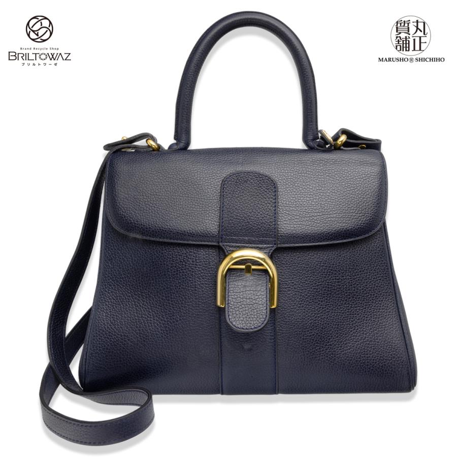 DELVAUX デルヴォー ブリヨンMM 2WAY Brillant ハンドバッグ DELVAUX デルヴォー ブリヨンMM 2WAY Brillant ハンドバッグ