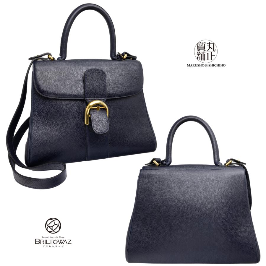 DELVAUX デルヴォー ブリヨンMM 2WAY Brillant ハンドバッグ DELVAUX デルヴォー ブリヨンMM 2WAY Brillant ハンドバッグ