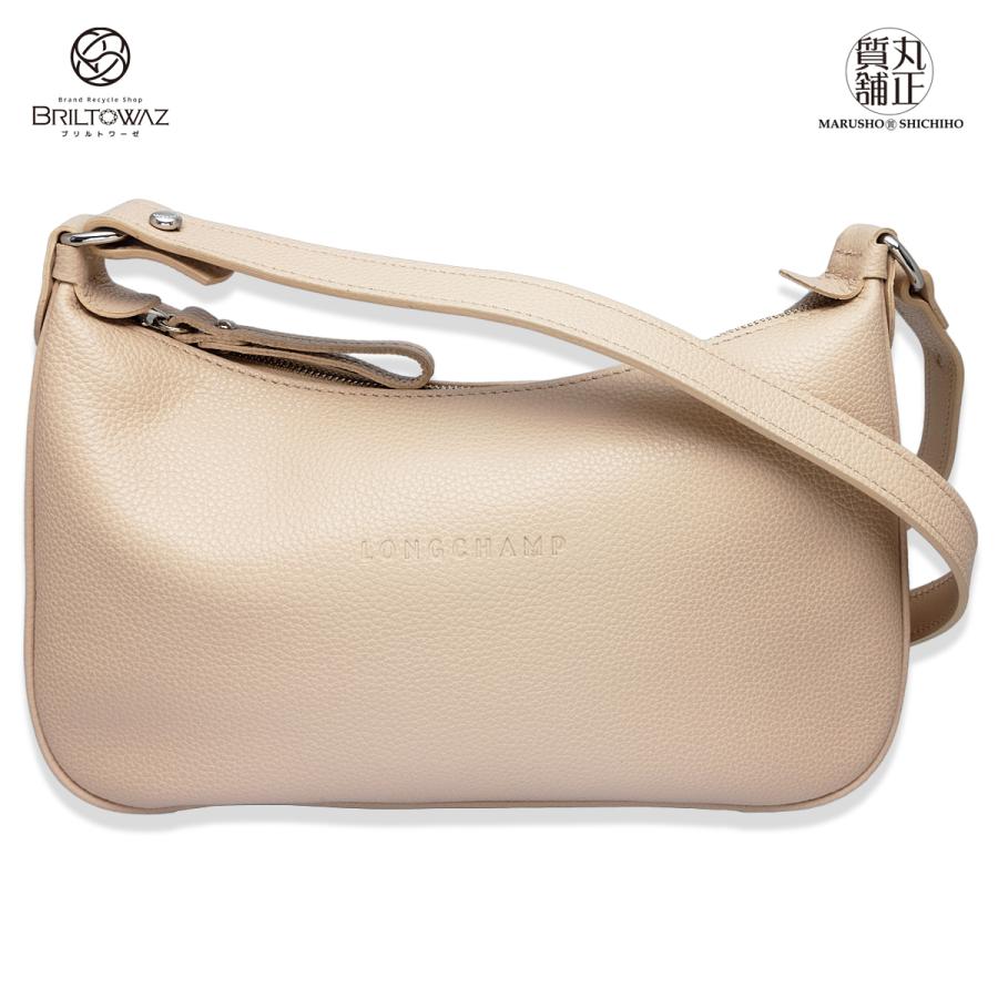 LONGCHAMP ロンシャン ル フローネ クロスボディバッグ レザー LONGCHAMP ロンシャン ル フローネ クロスボディバッグ レザー