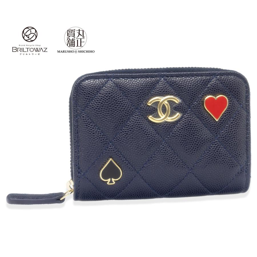 CHANEL シャネル 23C 23クルーズ トランプ ジップコインパース CHANEL シャネル 23C 23クルーズ トランプ ジップコインパース