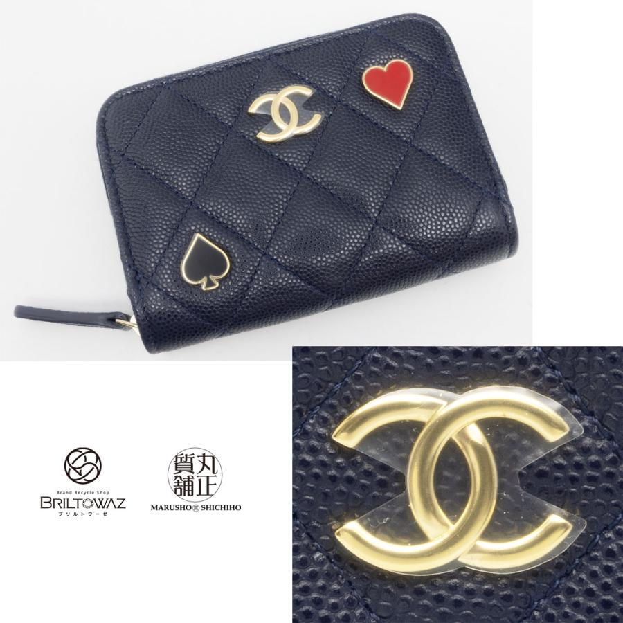 CHANEL シャネル 23C 23クルーズ トランプ ジップコインパース CHANEL シャネル 23C 23クルーズ トランプ ジップコインパース