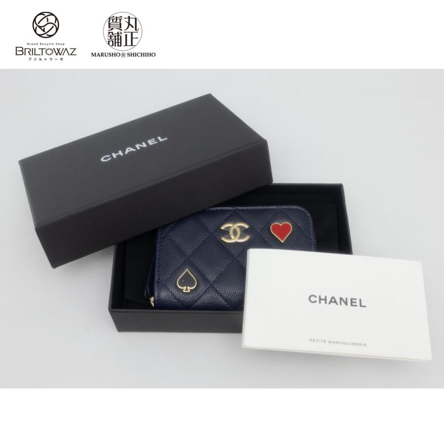 CHANEL シャネル 23C 23クルーズ トランプ ジップコインパース CHANEL シャネル 23C 23クルーズ トランプ ジップコインパース