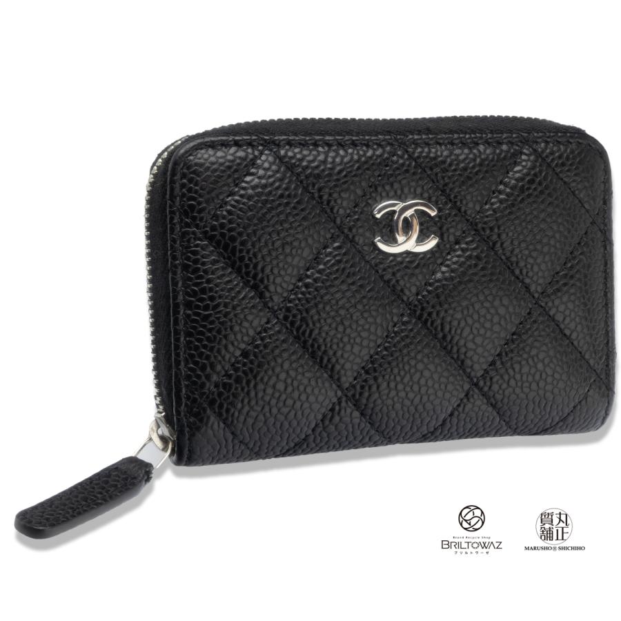CHANEL シャネル クラシック ジップコインパース AP0216 ブラック 