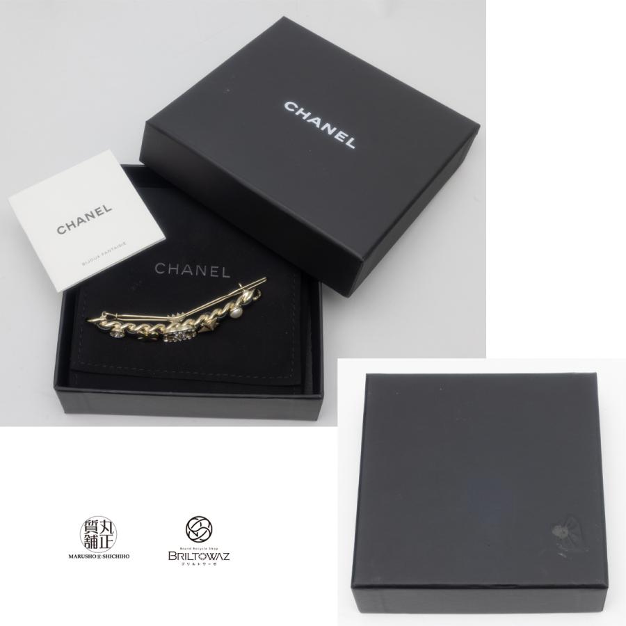 CHANEL シャネル ココマーク レザー チェーン バレッタ B20B CHANEL シャネル ココマーク レザー チェーン バレッタ B20B