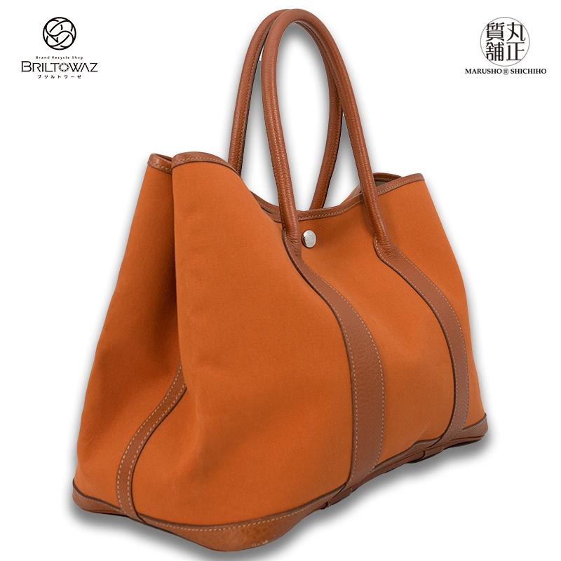 HERMES エルメス ガーデンパーティ PM 36 トワルオフィシエ HERMES エルメス ガーデンパーティ PM 36 トワルオフィシエ