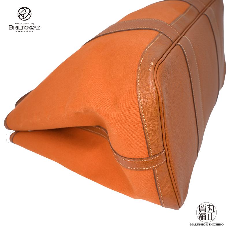 HERMES エルメス ガーデンパーティ PM 36 トワルオフィシエ HERMES エルメス ガーデンパーティ PM 36 トワルオフィシエ