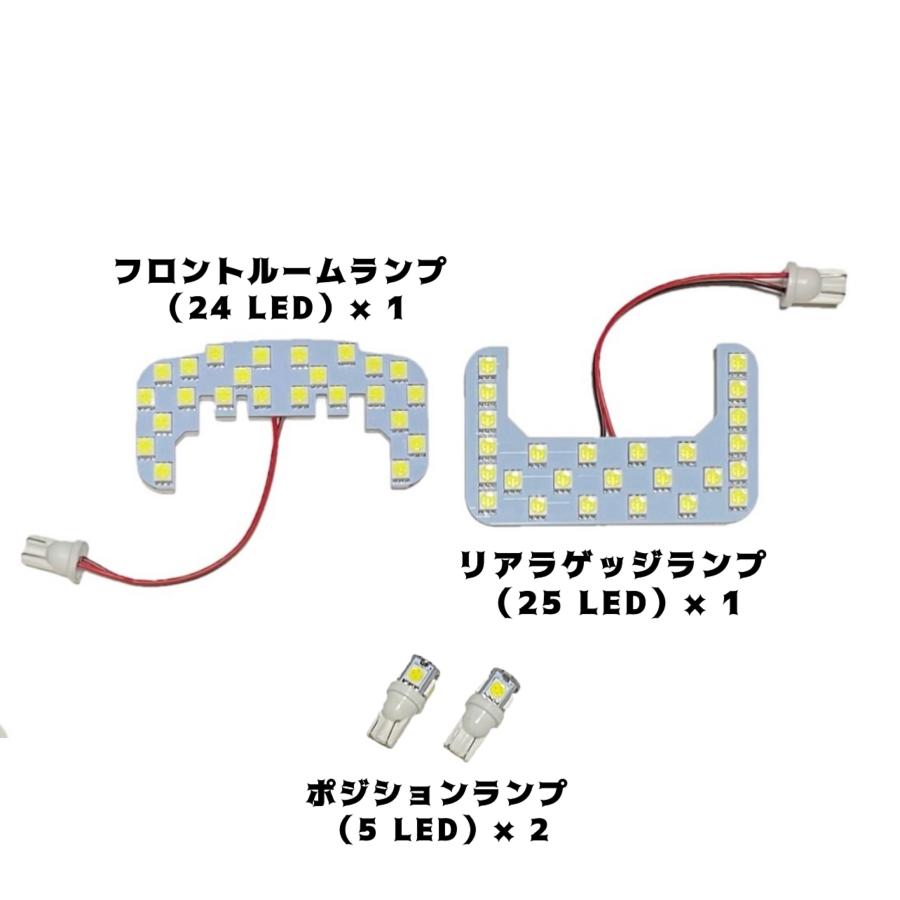 エブリィ バン DA17V LEDルームランプ ハイルーフ車 専用設計 純正交換