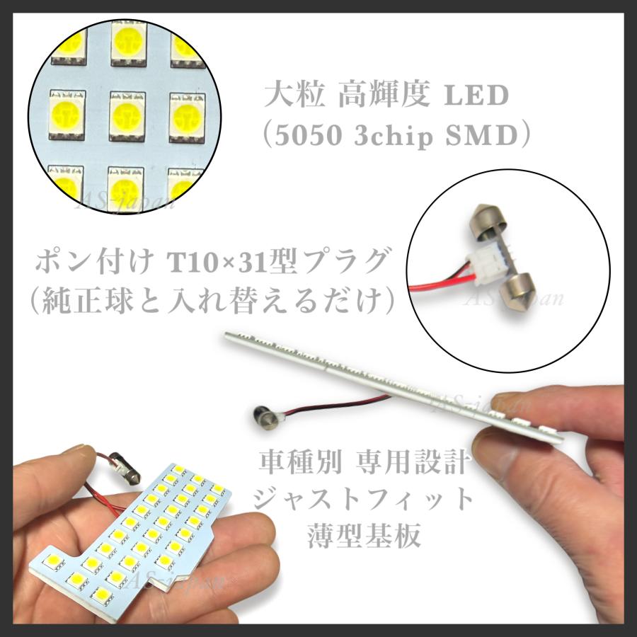 日産（NISSAN） モコ [ MG22S ] LED ルームランプ セット 専用設計