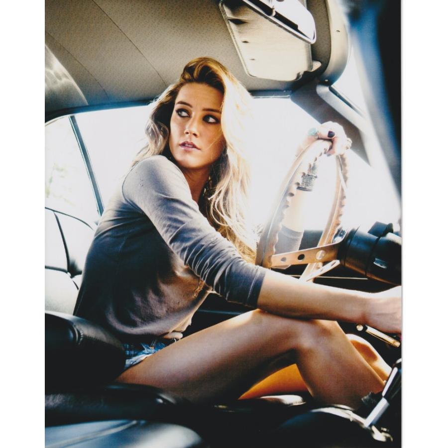 ドライブアングリー アンバーハード Amber Heard 輸入 写真 約20.3x25