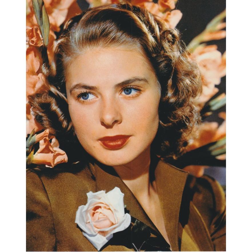 イングリッドバーグマン Ingrid Bergman 輸入 約20.3x25.4cm 写真