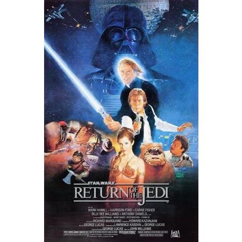 輸入 小型ポスター写真 米国版 スターウォーズ ジェダイの復讐 Return