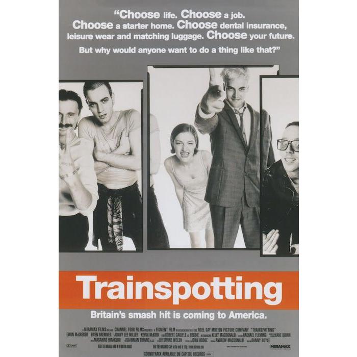ほぼA4サイズ ミニポスター写真 米国版 トレインスポッティング