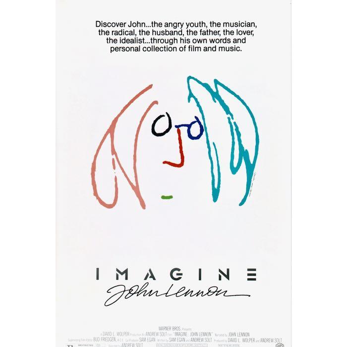 映画『ジョン・レノン / イマジン』USポスター ２種セットで。 映画『ジョン・レノン / イマジン』USポスター 2種セットで。 映画