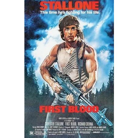 ほぼA4サイズ ミニポスター写真 米国版 ランボー シルベスター