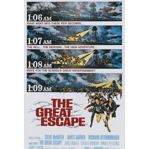 ほぼA4サイズ ミニポスター写真 米国版 大脱走 The Great Escape