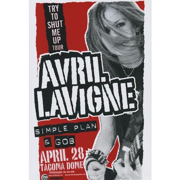 アヴリル・ラヴィーン ポスター ほぼA4サイズ) アヴリルラヴィーン Avril Lavigne ミニポスター写真