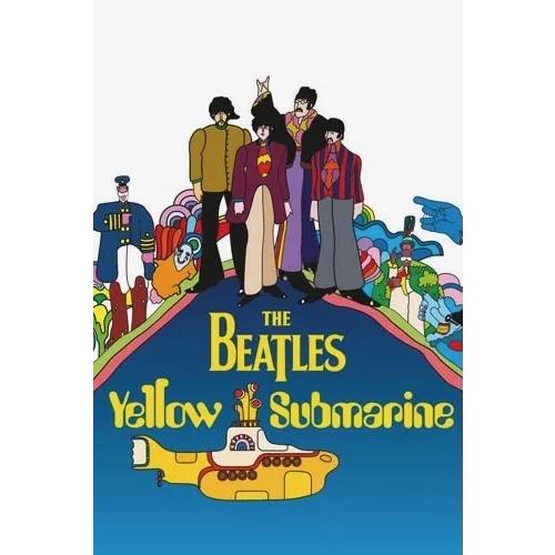 輸入 小型ポスター写真 ビートルズ イエローサブマリン The