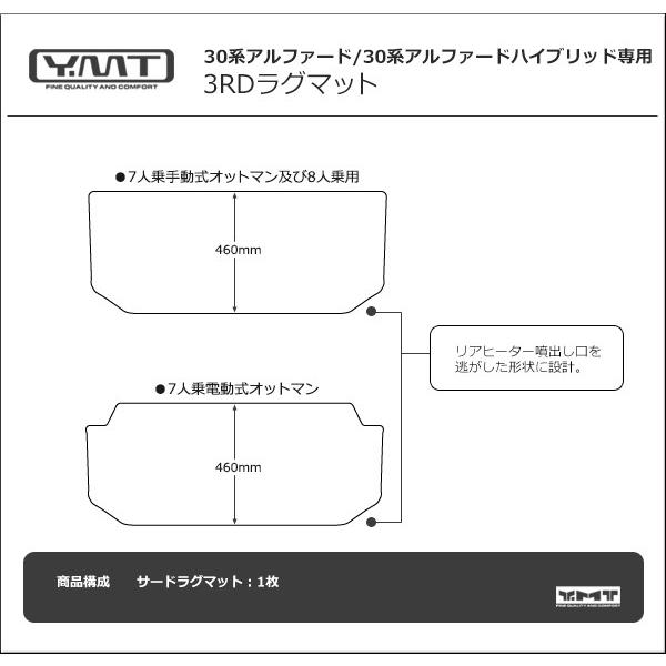 アルファード サードラグマット YMTシリーズ 30系アルファード 30系 