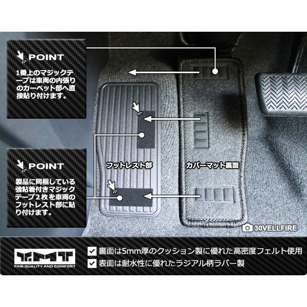 アルファード カーボン調ラバー製運転席用フロアマット 30系 