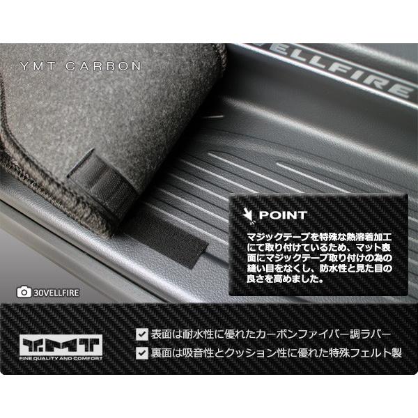 アルファード ステップマット（エントランスマット）カーボン調ラバー
