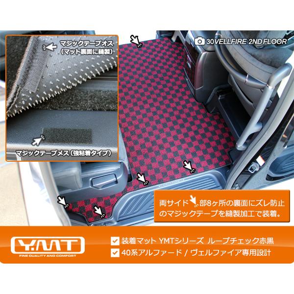 40系新型アルファード/ヴェルファイア 2NDラグマット サイドプロテクト 