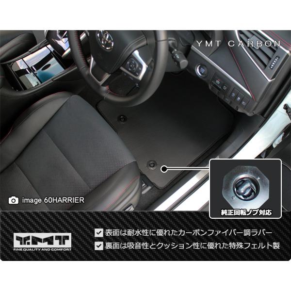 新型プリウス カーボン調柄ラバー製運転席用フロアマット 60系プリウス