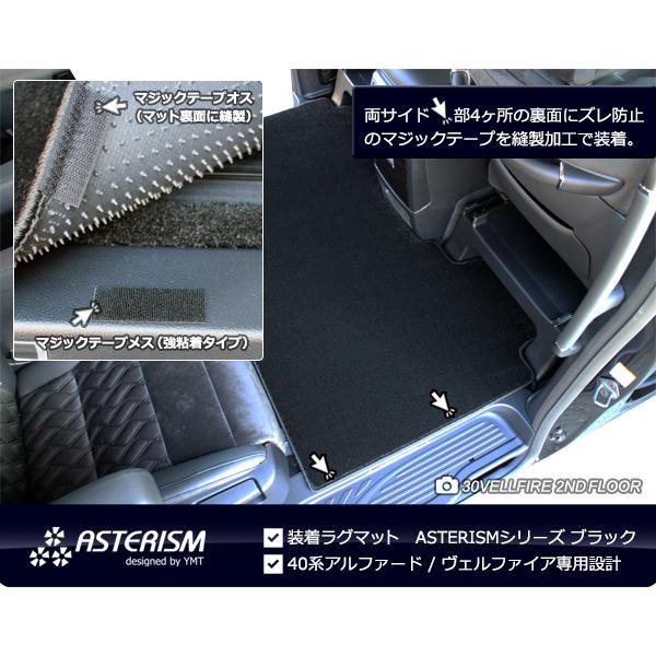 40系新型アルファード/ヴェルファイア専用 2NDラグマットM/Lサイズ