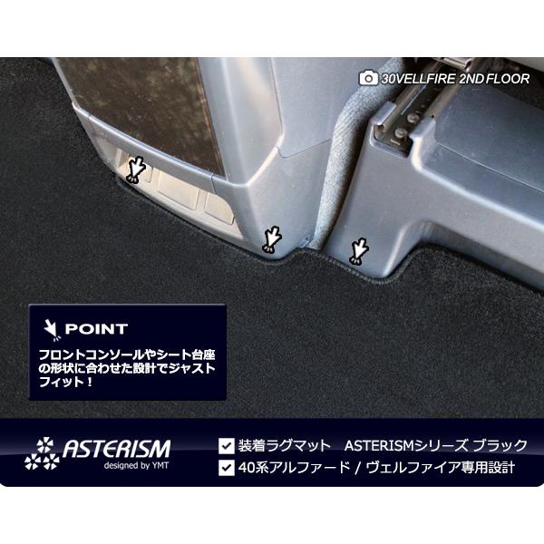 40系新型アルファード/ヴェルファイア専用 2NDラグマットM/Lサイズ