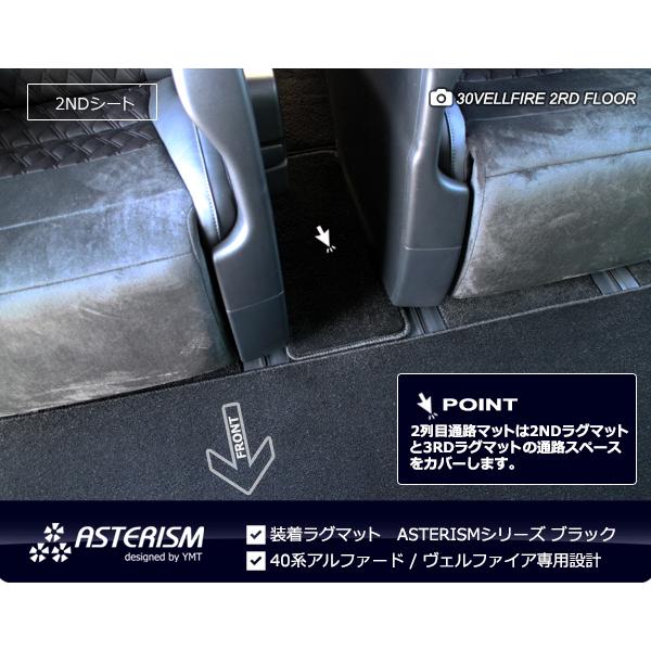 40系新型アルファード/ヴェルファイア専用 2NDラグマットM/Lサイズ