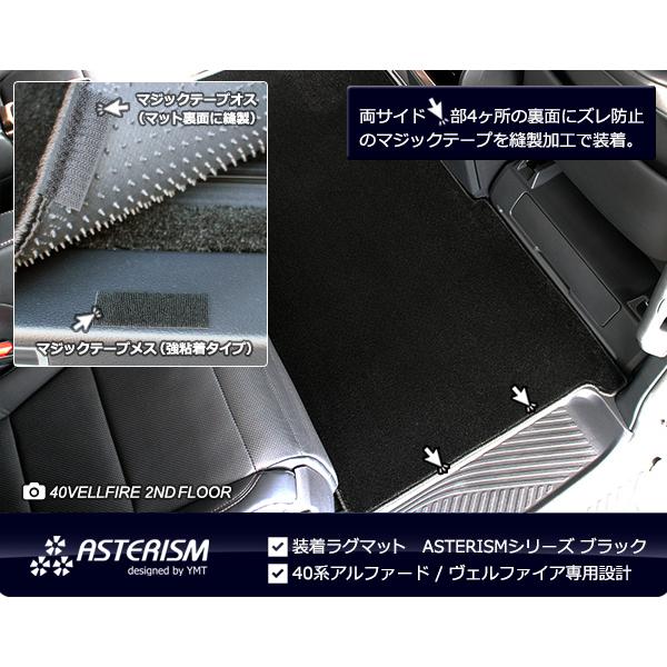 40系新型アルファード/ヴェルファイア専用 セカンドラグマットL