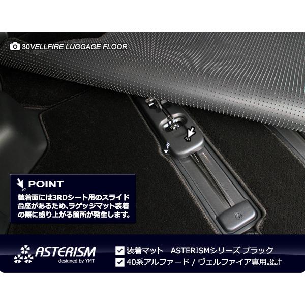 ASTERSIM アルファード・ヴェルファイア 40系 ロングラゲッジマット M