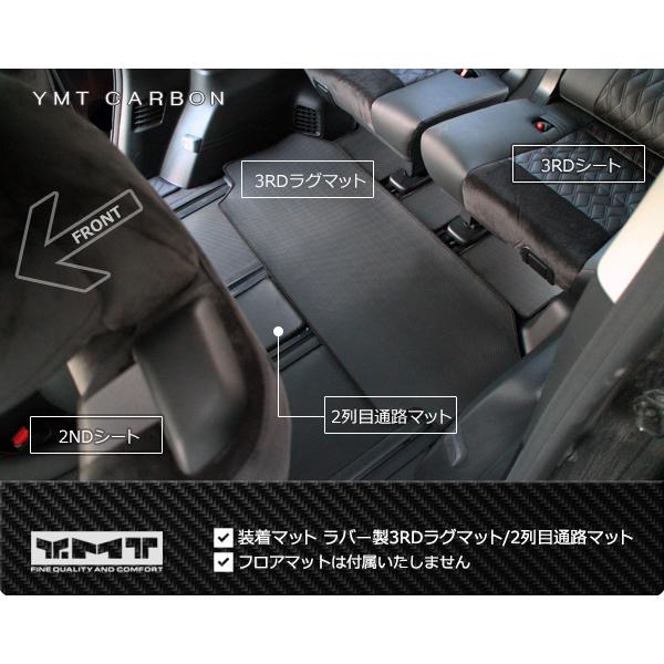 40系新型アルファード / ヴェルファイア カーボン調ラバー製 2ND 